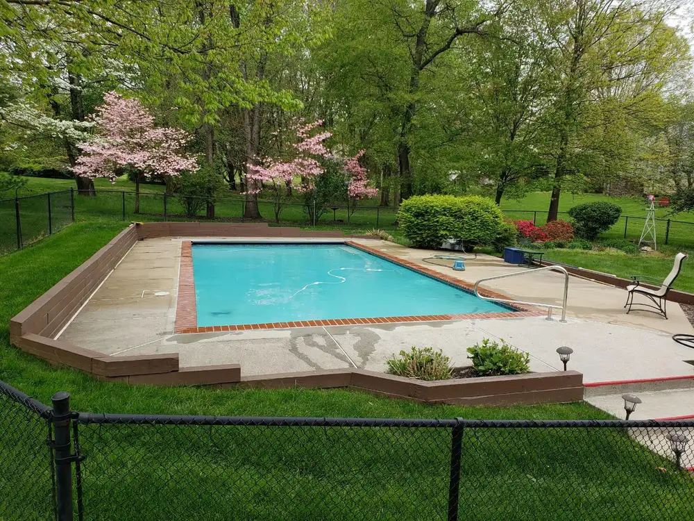Elegant pool fence installation. Residential Pool Service, Sterling, VA