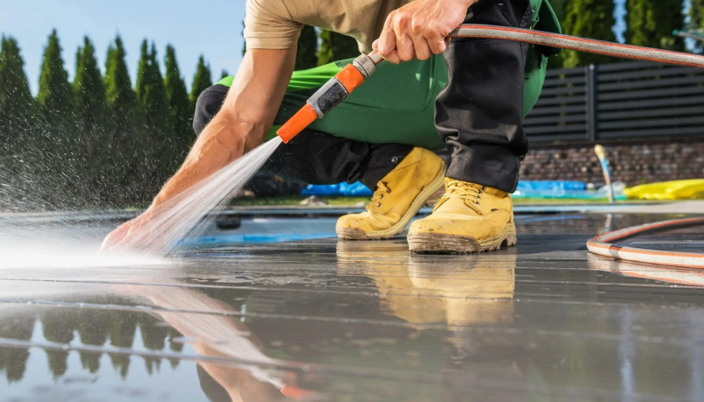 What To Expect From Professional Pool Deck Pressure Washing