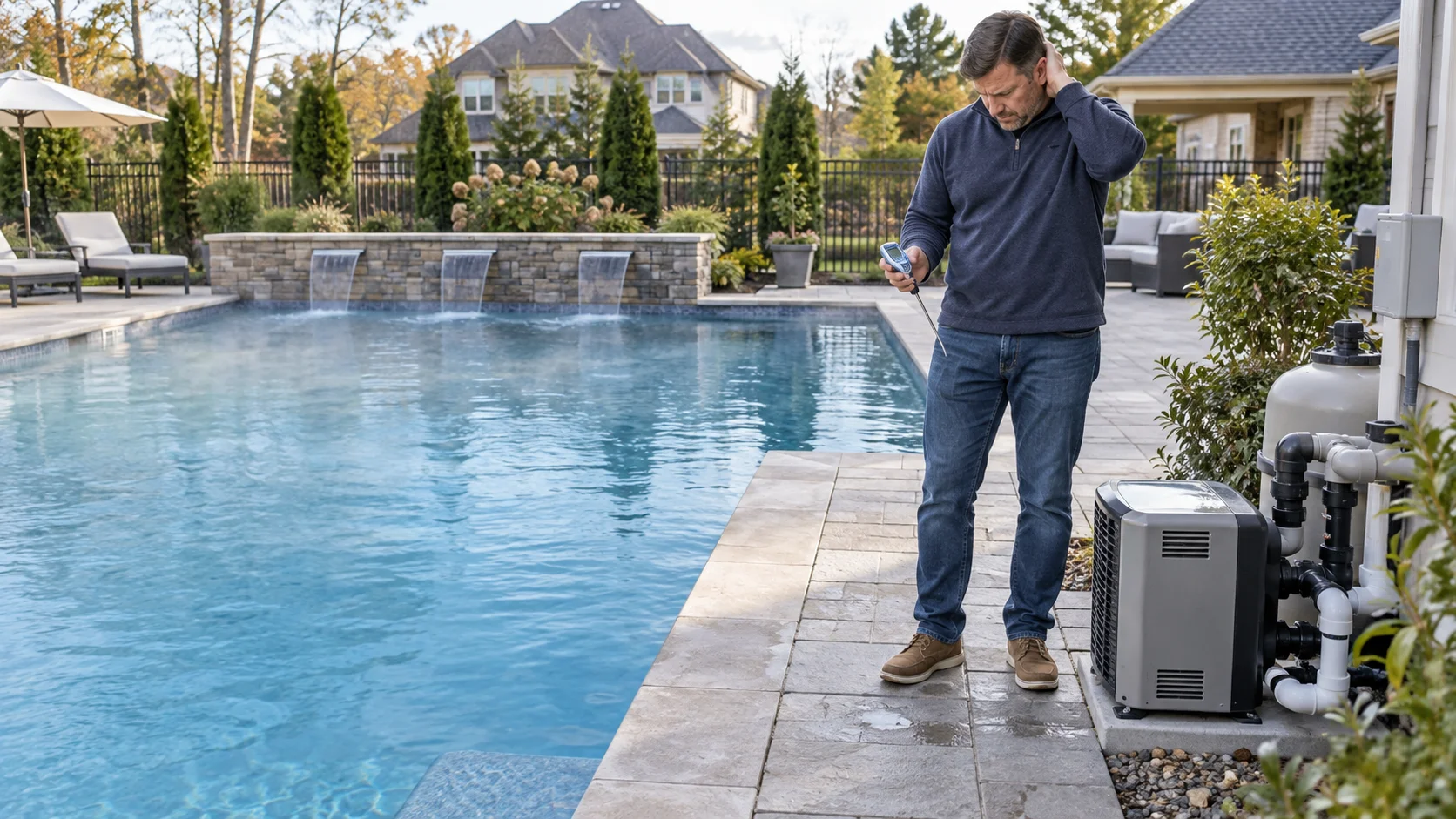 How to Tell if Your Pool Heater Is Too Small for Your Pool How to Tell if Your Pool Heater Is Too Small for Your Pool