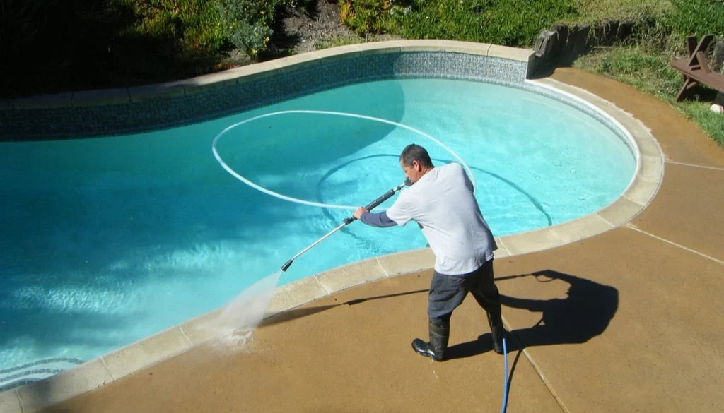 What To Expect From Professional Pool Deck Pressure Washing