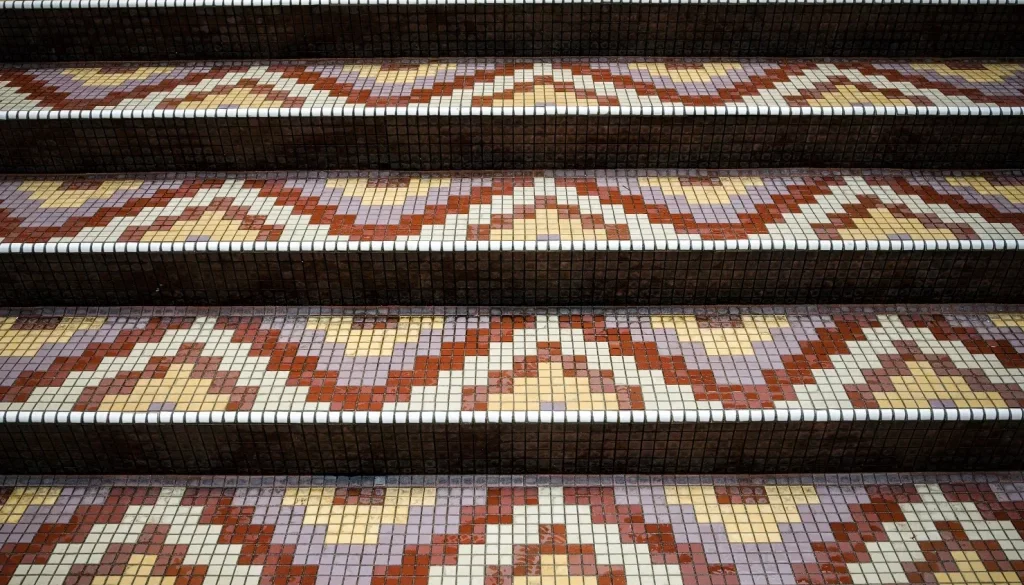 Pool Step Mosaics Can Improve Visibility While Updating Your Design